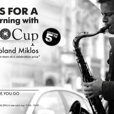 Lansăm The Daily Cup #5 pe ritmuri de saxofon. Join us!