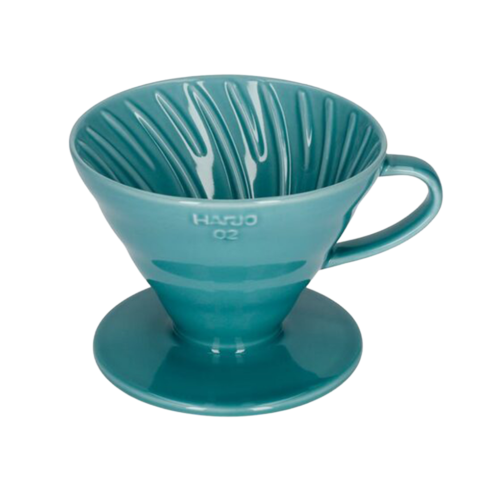 Hario V60-02 Ceramic Coffee Dripper Turquoise Green