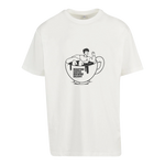 Oversized T-Shirt Roasting Coffee Brewing Delight