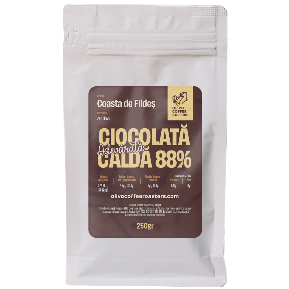Ciocolată caldă 88% cacao – Coasta de Fildeș