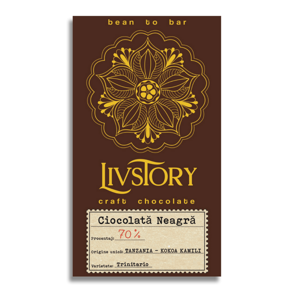 Dark Chocolate 70% Bean to Bar origin Tanzania