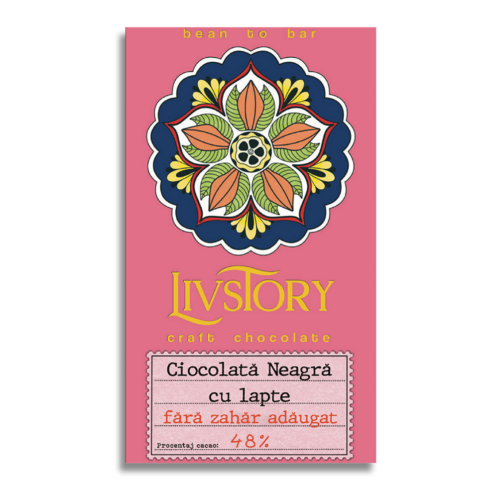 Dark Sugar-Free Milk Chocolate 48%