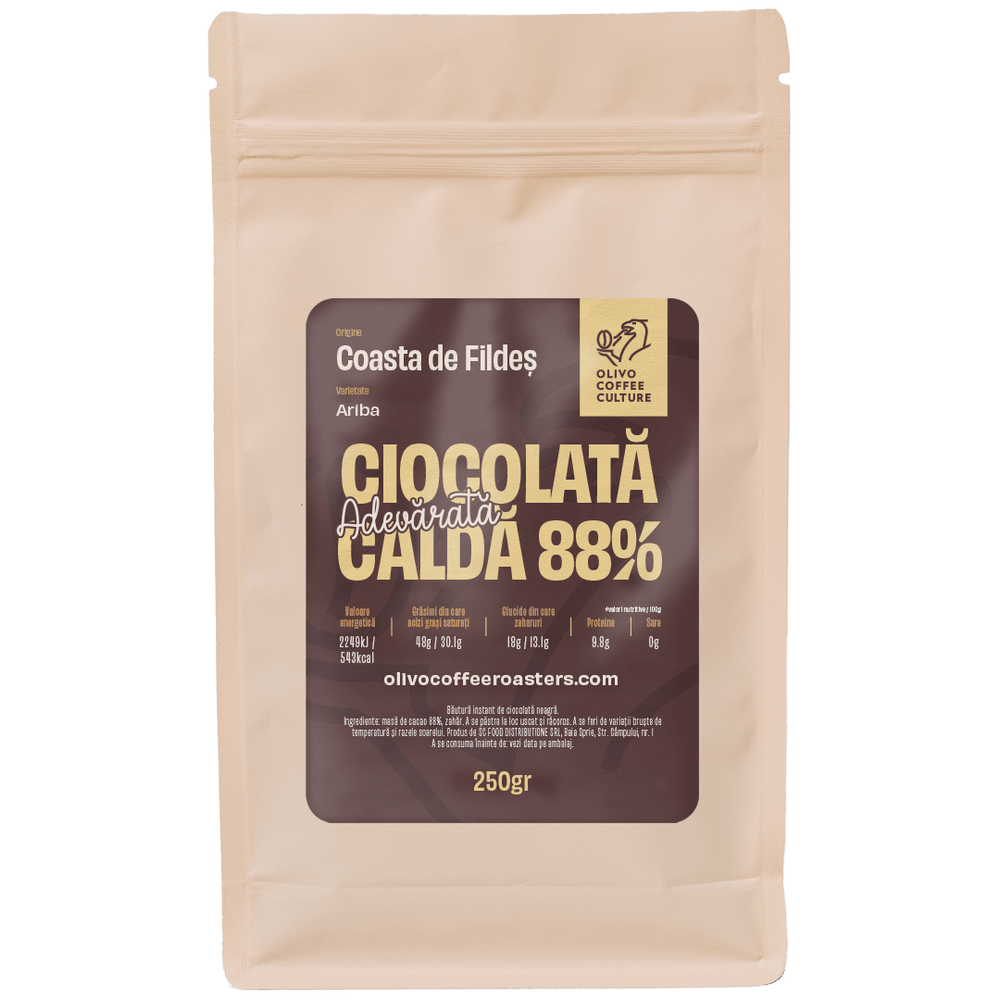 Ciocolată caldă 88% cacao – Coasta de Fildes